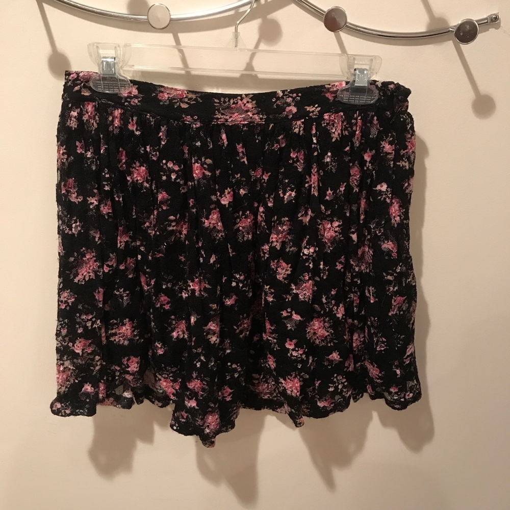 floral skirt
